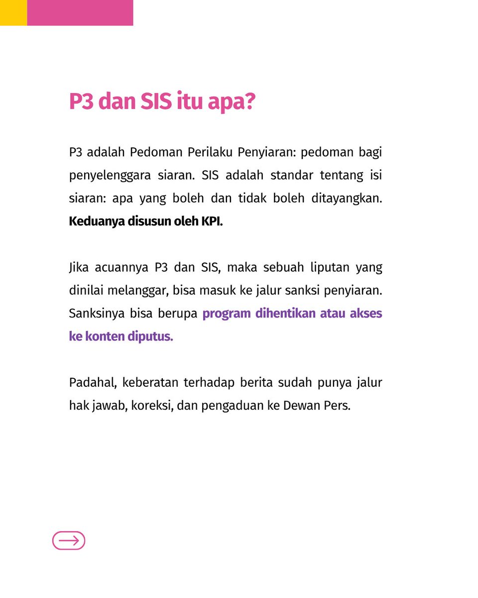 remotivi's tweet photo. Kode etik jurnalistik dicabut > diganti P3 dan SIS > konten jurnalistik dibawah pengawasan KPI > komisioner KPI diusulkan DPR https://t.co/Y7TgBGDL6C