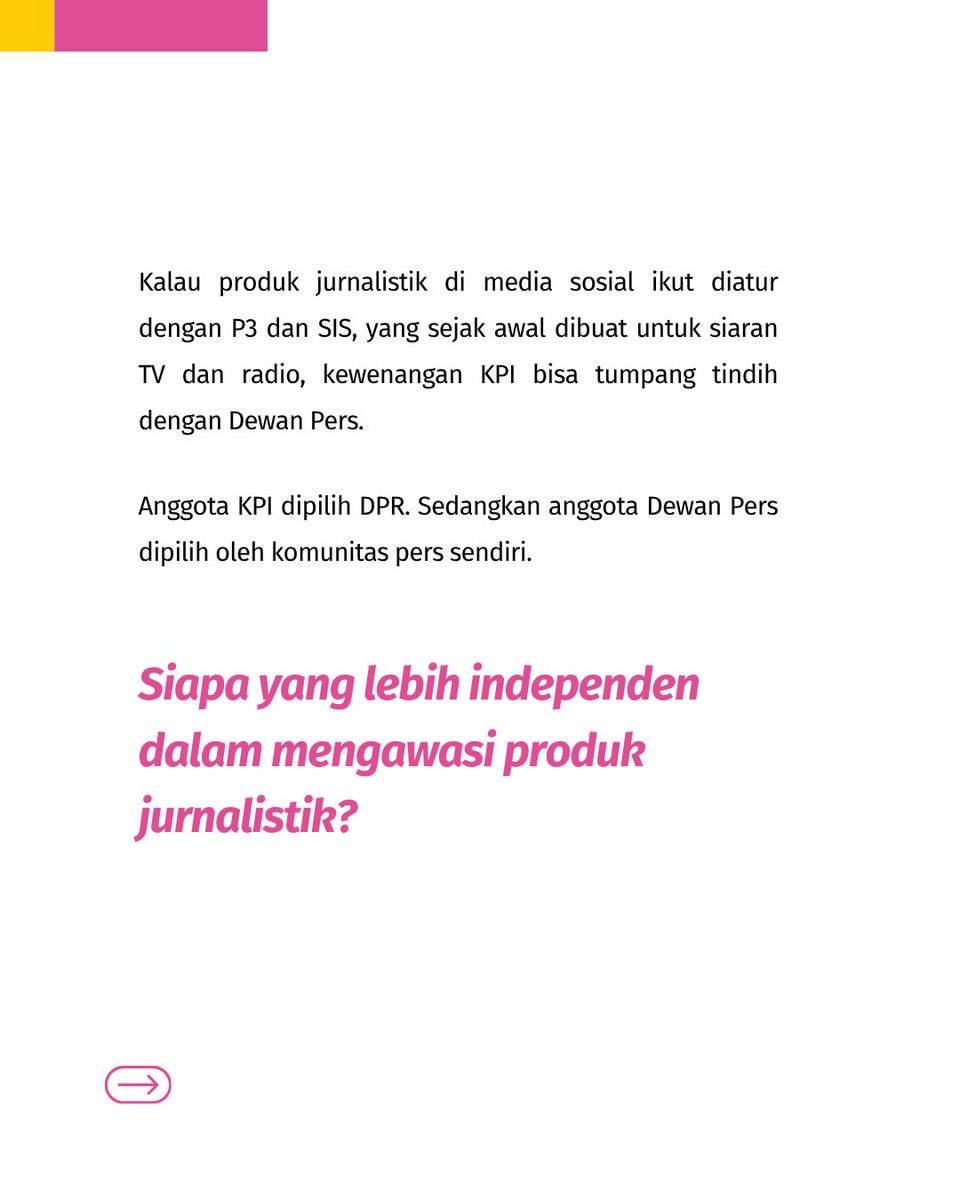 remotivi's tweet photo. Kode etik jurnalistik dicabut > diganti P3 dan SIS > konten jurnalistik dibawah pengawasan KPI > komisioner KPI diusulkan DPR https://t.co/Y7TgBGDL6C