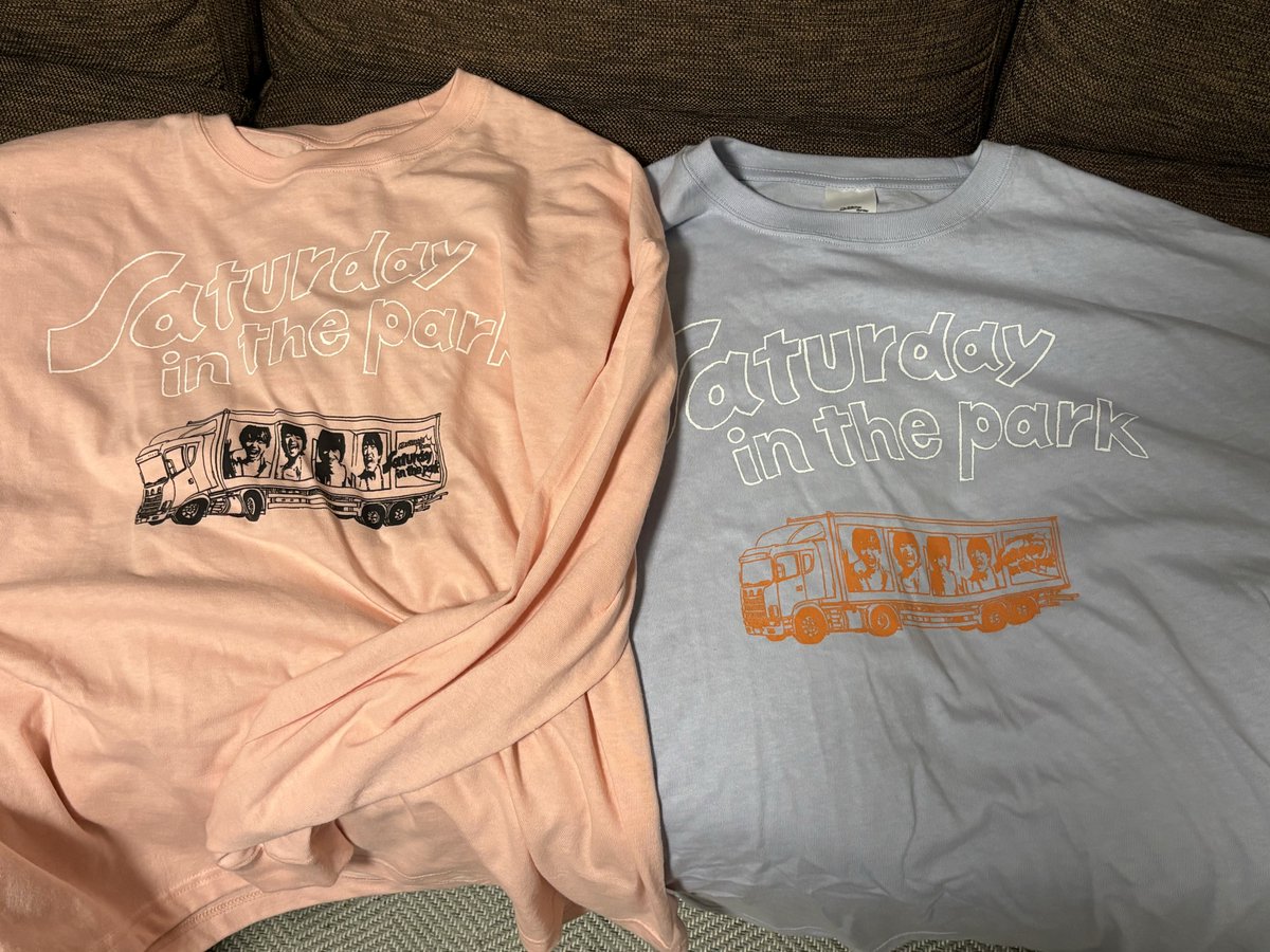 mcgates0506's tweet photo. 届いた✨
サイズ大きめ、袖長め👕

#saturdayinthepark https://t.co/bvCiLaE6C7