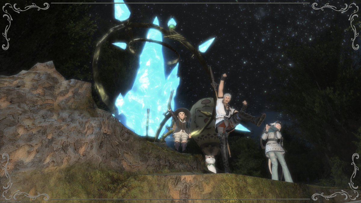 lingmao_2288's tweet photo. 先日友達と一緒にFF14始めました！
大先輩に色々教えてもらいながらゆっくり楽しんでます✨
#FF14 #初心者 https://t.co/rjkhXObpIL