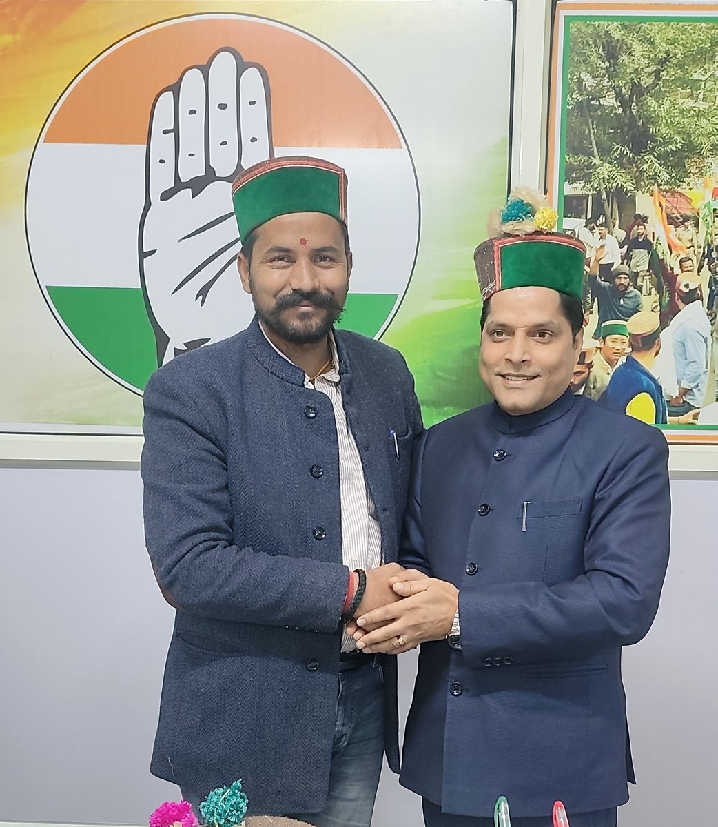 NIGAMBHANDARI1's tweet photo. श्री राजीव राणा जी,
प्रदेश अध्यक्ष, असंगठित कामगार एवं कर्मचारी कांग्रेस (KKC), हिमाचल प्रदेश एवं सदस्य, हिमाचल प्रदेश राज्य पिछड़ा वर्ग आयोग, के जिला कांग्रेस कार्यालय, रिकांग पिओ आगमन पर हार्दिक स्वागत एवं अभिनंदन! https://t.co/suAoZNYbIz