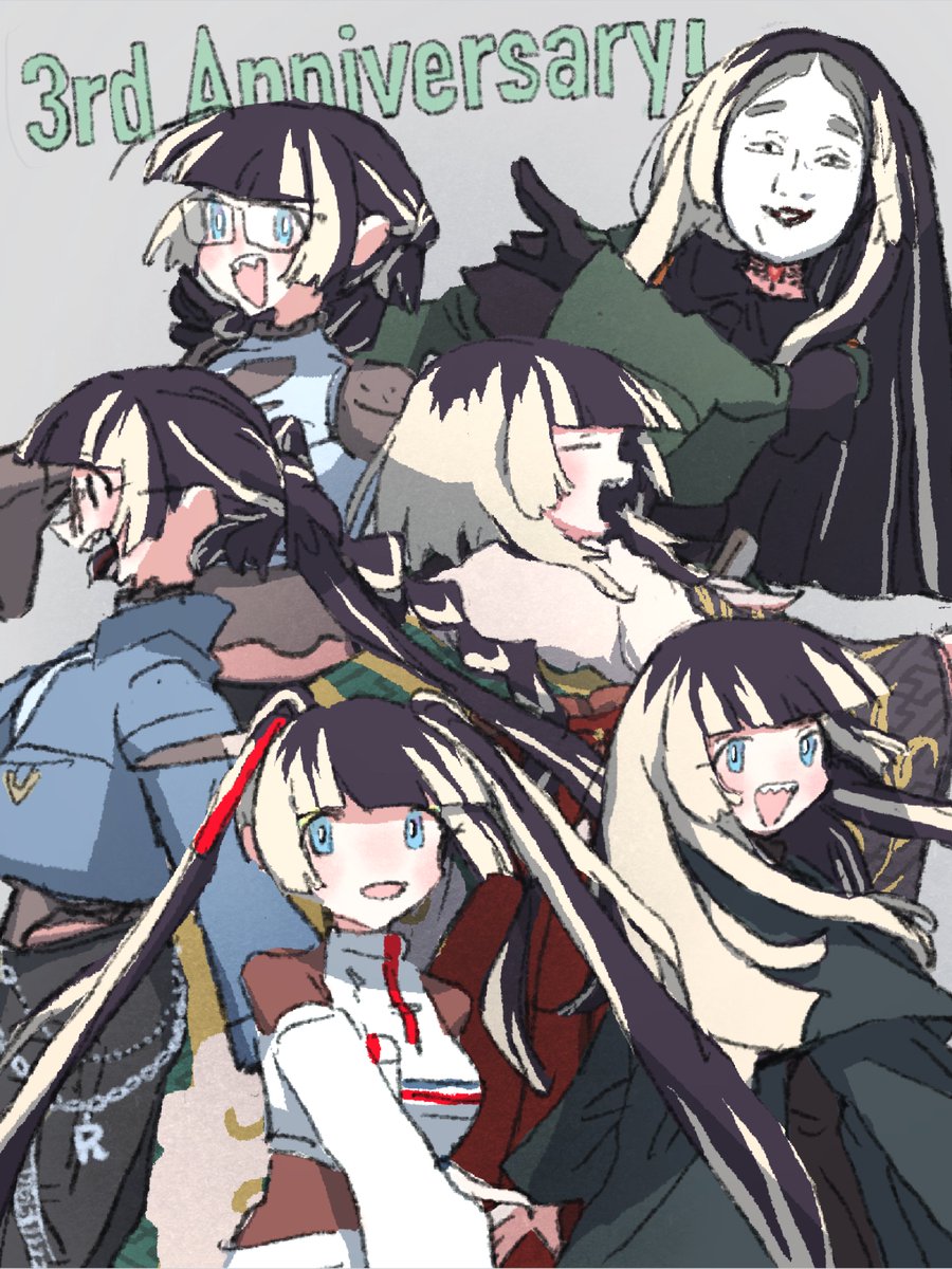 x2525's tweet photo. 今月のらでんちゃん！ #今月描いた絵を晒そう https://t.co/X7t3IK6p3g