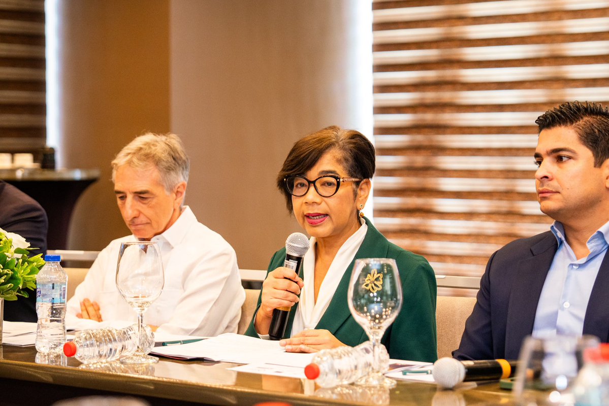 MinpreRD's tweet photo. La viceministra de Cooperación Internacional del @MinpreRD, Olaya Dotel, participó en el primer Comité Estratégico del PMUS-RD, junto a la UE, AFD, INTRANT y otras instituciones.
#MINPRERD #CooperaciónInternacional https://t.co/ifD4hrzYti