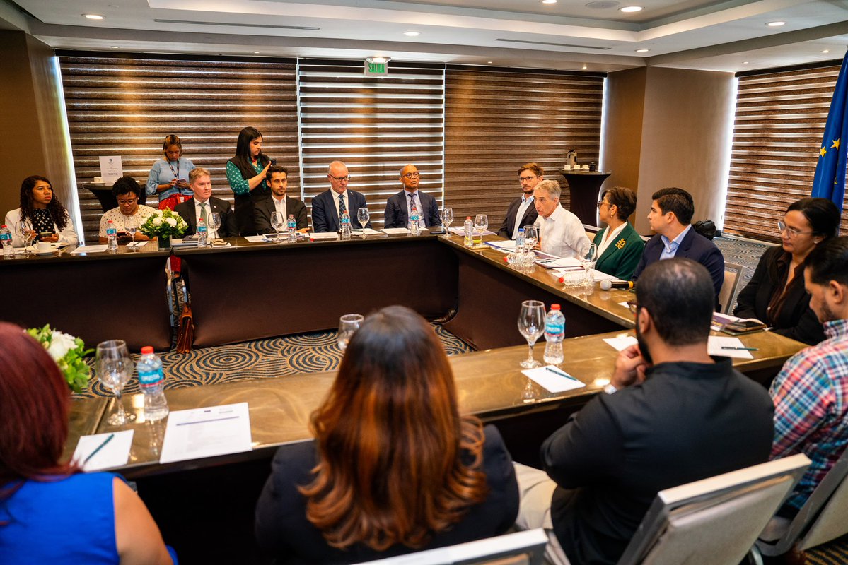 MinpreRD's tweet photo. La viceministra de Cooperación Internacional del @MinpreRD, Olaya Dotel, participó en el primer Comité Estratégico del PMUS-RD, junto a la UE, AFD, INTRANT y otras instituciones.
#MINPRERD #CooperaciónInternacional https://t.co/ifD4hrzYti