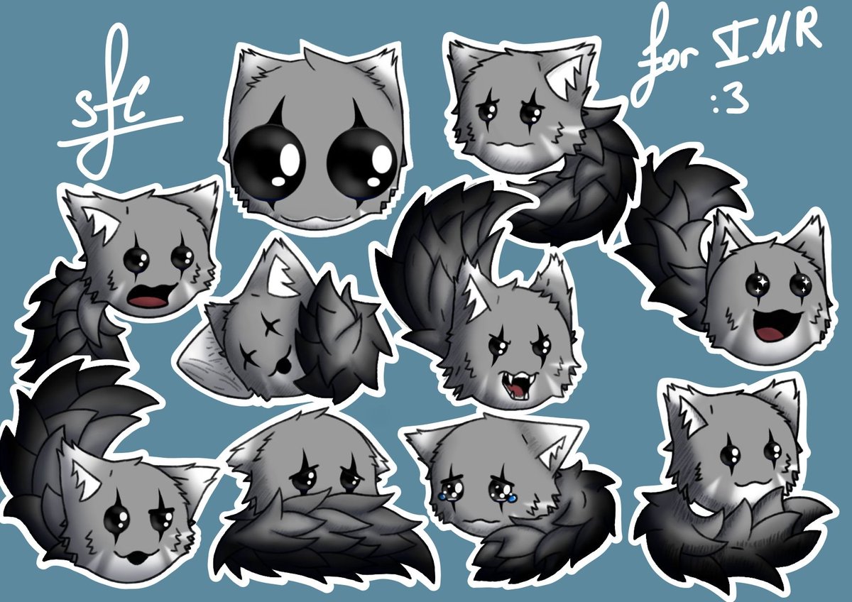 SFCat1225's tweet photo. Another stickerpack for my friend!
Hope these blobs look adorable and a bit silly :3
#furry #art #blob https://t.co/BZTVSKN6yo