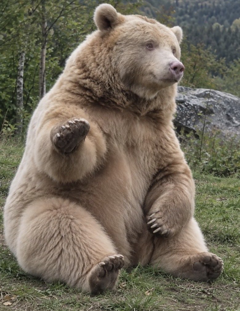 courtdykelot's tweet photo. i’ve fallen in love with salt the albino bear from norway. her joy is radiant https://t.co/jRWvwSfsG2