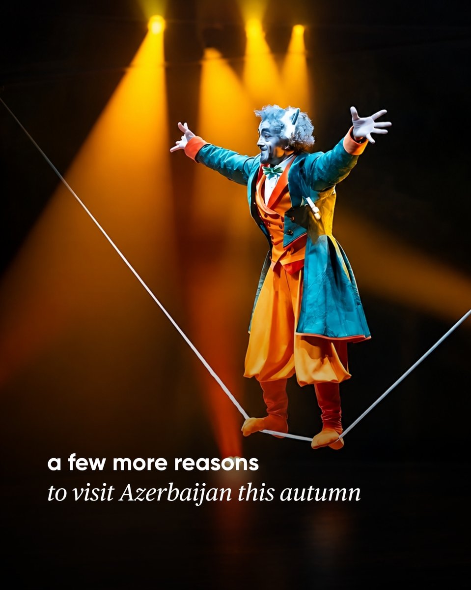 ExperienceAZE's tweet photo. Make room for a little excitement this autumn. From major sporting moments to live music and festival evenings, there’s always another reason to go out in Azerbaijan.
Aquatics Swimming World Cup tickets at @ https://t.co/SrkKBH0jAE
Beer and Food Festival by @ https://t.co/EN2nwJW5hD
Baku Jazz Festival more info at @ bakujazzfest
Ballet Evening by @ candlelight.baku
Sumo World Championship @ https://t.co/8nTGnpodti
Film Music Evening by @ candlelight.baku
FIFA U-15 World Cup & Fest tickets at @ https://t.co/SrkKBH0jAE
The World of Adrenaline Circus by @ circus.seabreeze
#azerbaijantravel #azerbaijan #experienceazerbaijan