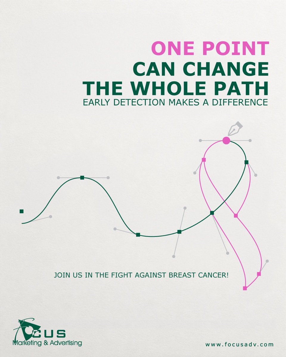 FOCUSADV1998's tweet photo. Powerful outcomes often start with a simple action. Join us in raising awareness and inspiring more women to prioritize early detection because every step taken early can change the path ahead. 💕🎀
#FocusMarketing #breastcancerawareness  #PinkOctober #AdvertisingAgency #Jordan https://t.co/MjYQd0kbRx