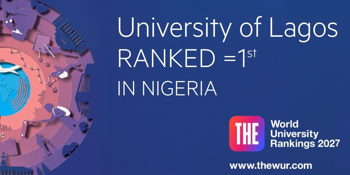 UnilagNigeria's tweet photo. UNILAG has emerged as the highest-ranked university in Nigeria in the @timeshighered (THE) World University Rankings 2027, released on September 30, 2026.

According to the ranking, UNILAG shares the top position in Nigeria with the University of.. https://t.co/I4Q6aIZm7I https://t.co/VsSqfqn73c
