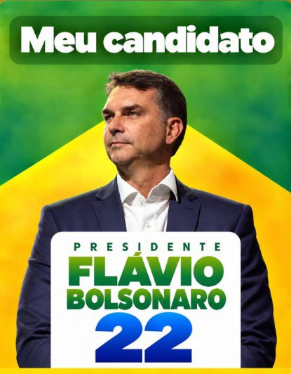IngridO53450791's tweet photo. Vem com fé 
Flávio Bolsonaro 2️⃣2️⃣💚💛🇧🇷 https://t.co/Bq1urOJ326