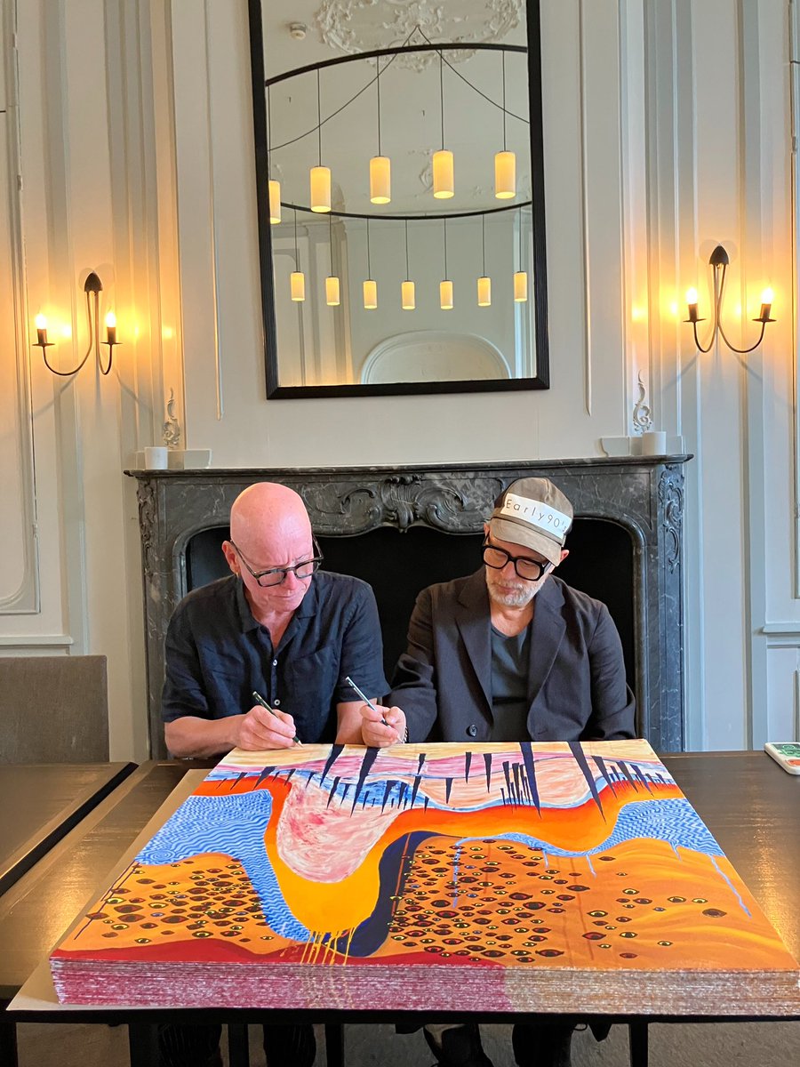 Y_Grrrr's tweet photo. idemparis IG: New release tomorrow at 3 pm Paris Time« Wall Of Eyes » by Stanley and Thom, a 28 layers lithograph printed and published by idemparis studio. info@idemparis.com https://t.co/fArGXyk7Mt