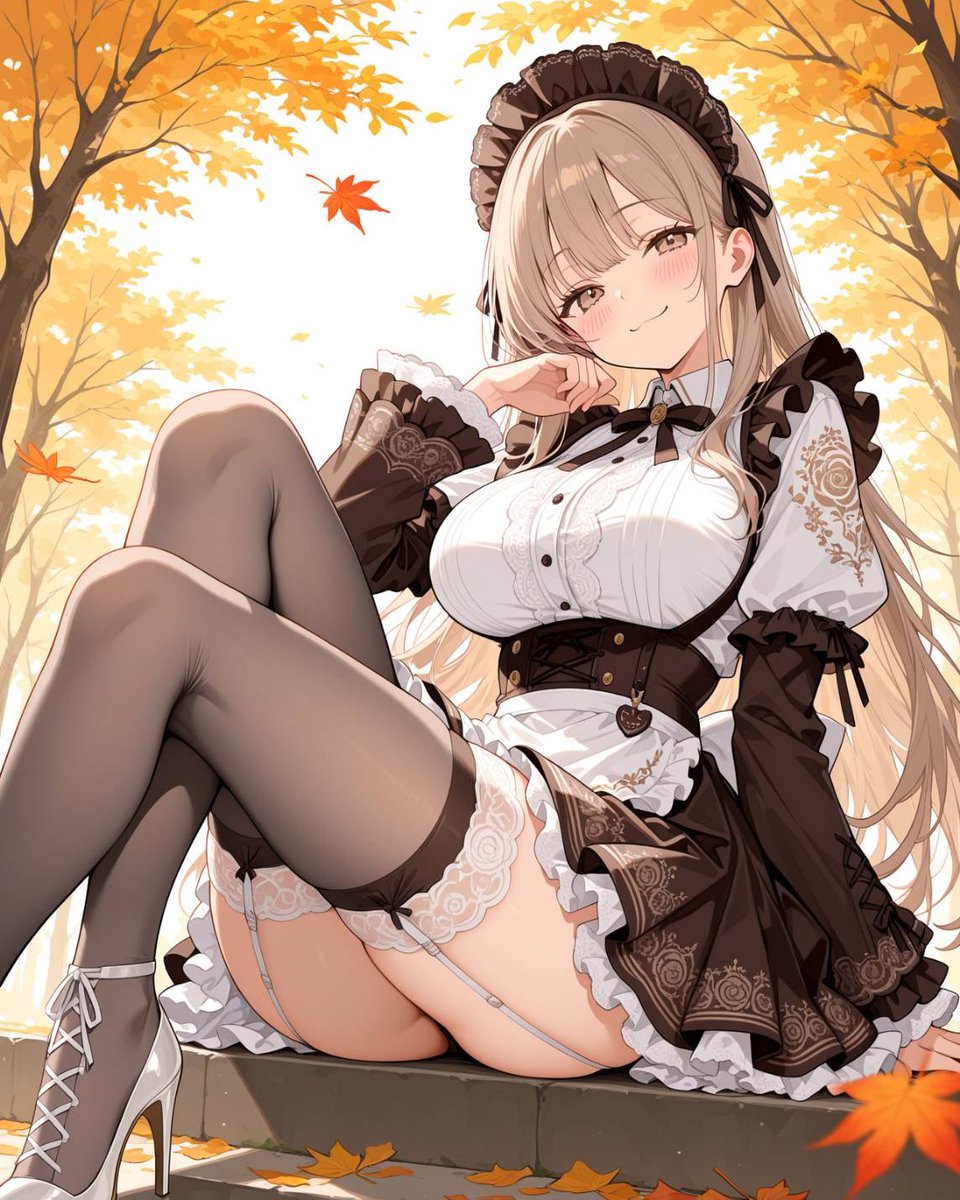 narita_ichika's tweet photo. そんなとこで何してるのかな…？🍂💕 https://t.co/rjifYxRgBs