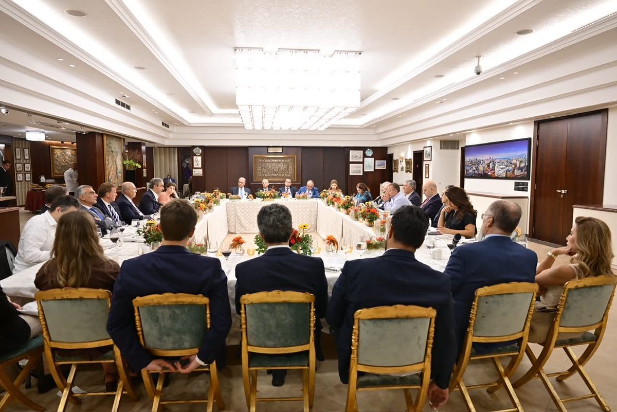fmakhzoumi's tweet photo. Congressman LaHood, Congressman Gottheimer,
Dear friends,

Welcome to my home and to Beirut. Your presence reflects the bipartisan friendship between Lebanon and the United States, which we deeply value.

Around this table are representatives of most of Lebanon’s political parties, except Hezbollah. Despite our differences, we share a commitment to a sovereign Lebanon, with no weapons outside state authority.

I warmly thank Ambassador Michel Issa and his team for their dedication and determination to turn diplomacy into practical progress.

Lebanon’s recovery begins with restoring state authority throughout its territory, including exclusive control over decisions of war and peace. Hezbollah’s weapons, allegiance to Tehran, and parallel financial networks remain fundamental obstacles.

Disarmament requires implementation, clear timelines, and accountability. Our army needs the resources and support to fulfil its responsibilities. Effective vetting within the army must be part of the solution, ensuring that those entrusted with implementation answer exclusively to the state.

Wherever the army establishes control, the state must follow with services, reconstruction, and economic opportunity. Assistance must reach citizens transparently, without strengthening Hezbollah or political patronage.

Sovereignty also requires confronting the cash economy, which facilitates illicit financing and tax evasion while depriving the state of revenue. Bringing financial activity under effective oversight is both an economic and a national security priority.

Banking restructuring and a credible IMF programme are therefore indispensable. We need trustworthy banks that protect savings, attract investment, and finance businesses. A fair financial gap law must establish responsibility for losses, protect small depositors, and support genuine restructuring. Together with an independent judiciary and the rule of law, these reforms can restore confidence and bring money back into the formal economy.

I also thank President Donald Trump and his administration for their commitment to regional peace. The trilateral framework agreement must translate into extending Lebanese Army authority, disarming Hezbollah and all other militias, and achieving complete Israeli withdrawal in parallel, with credible verification and protection for civilians.

We must also have the courage to pursue direct negotiations under Lebanese state authority to resolve outstanding disputes and secure lasting peace.

Dear friends,

Our guests know Lebanon’s challenges exceptionally well—perhaps better than many of us. Let us draw on their experience through a constructive exchange focused on practical solutions.

I ask each participant to introduce themselves briefly and go directly to a question, so everyone can participate and our guests have time to respond.

Congressmen, thank you again for being with us. The floor is yours.
@RepLaHood 
@RepJoshG