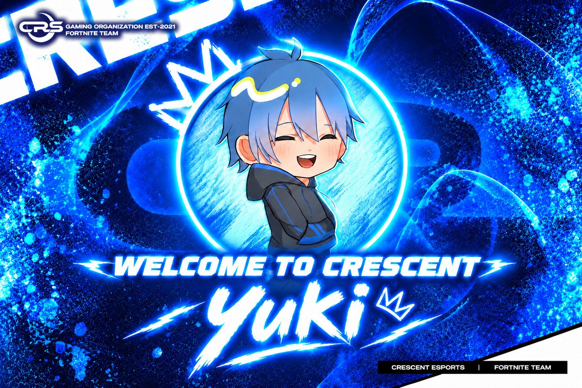 TEAM_CRS1st's tweet photo. 【NEW MEMBER!】
この度CReScent Esportsに運営として
Rascal ＠Rascal_2023
yuki7  @yuki_fpsGG 

2名を運営として迎える形となりました！
即戦力な人員が２名入ることにより
CRSはもっと成長していきます！

今後ともよろしくお願いいたします。
#CRSWIN
#フォートナイトクラン https://t.co/kKbFMmXb6W