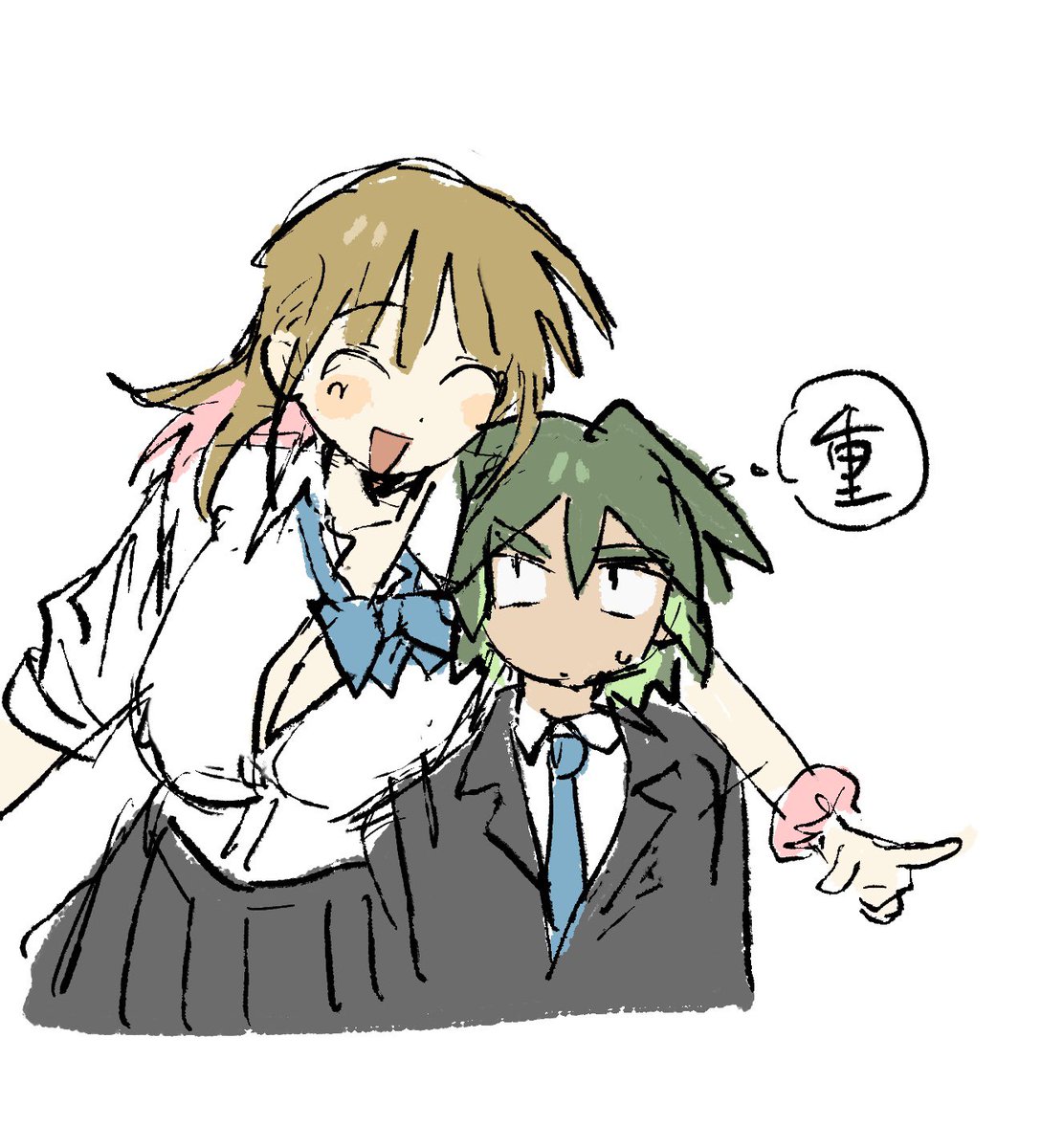8gatsu14's tweet photo. 哇塞大女小男 https://t.co/LjPHxzKDx7