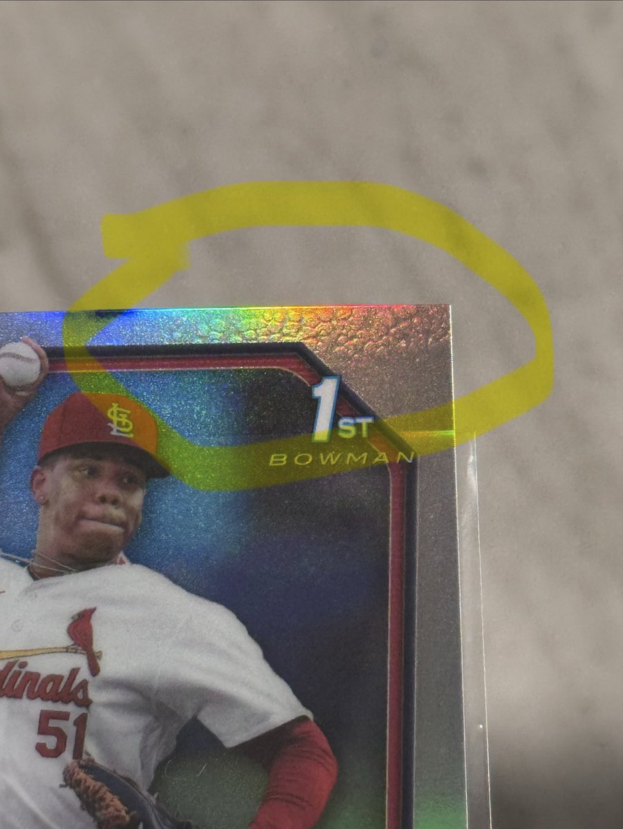 DeezCards87's tweet photo. @thehollylin1 This is how they sent my redemption… now I have to wait months for a defect claim… thanks @Topps ! Also sell the hockey, you want his young gun rookie and ppl are dropping up to 200 on that MVP redemption https://t.co/muC5Xa2dfN