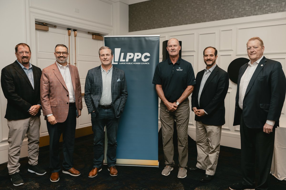 LPPCorg's tweet photo. CEOs of LPPC member utilities convened in Fort Collins, Colorado, over the weekend for LPPC's fall CEO meeting, hosted by @PRPAuthority.

Lanny Nickell, President & CEO of @SPPorg, joined the group to discuss challenges every public power utility now faces, inside or outside an organized market.

→ How much new load is firm enough to plan around?
→ What can flexible load and conditional service contribute to reliability?
→ Who should pay for the generation and transmission that new load requires?

LPPC thanks Lanny for sharing his expertise and for his leadership as public power works to meet unprecedented demand while maintaining its core commitment to reliable, affordable electricity.