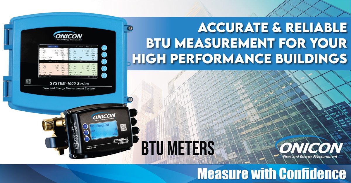 ONICONSolutions's tweet photo. ONICON offers a variety of BTU energy meters designed for measuring thermal energy in water-based systems. All ONICON thermal energy measurement systems are delivered fully programmed for your application and ready to use right out of the box.

https://t.co/q8qurpcToN https://t.co/dnJncEb1C5