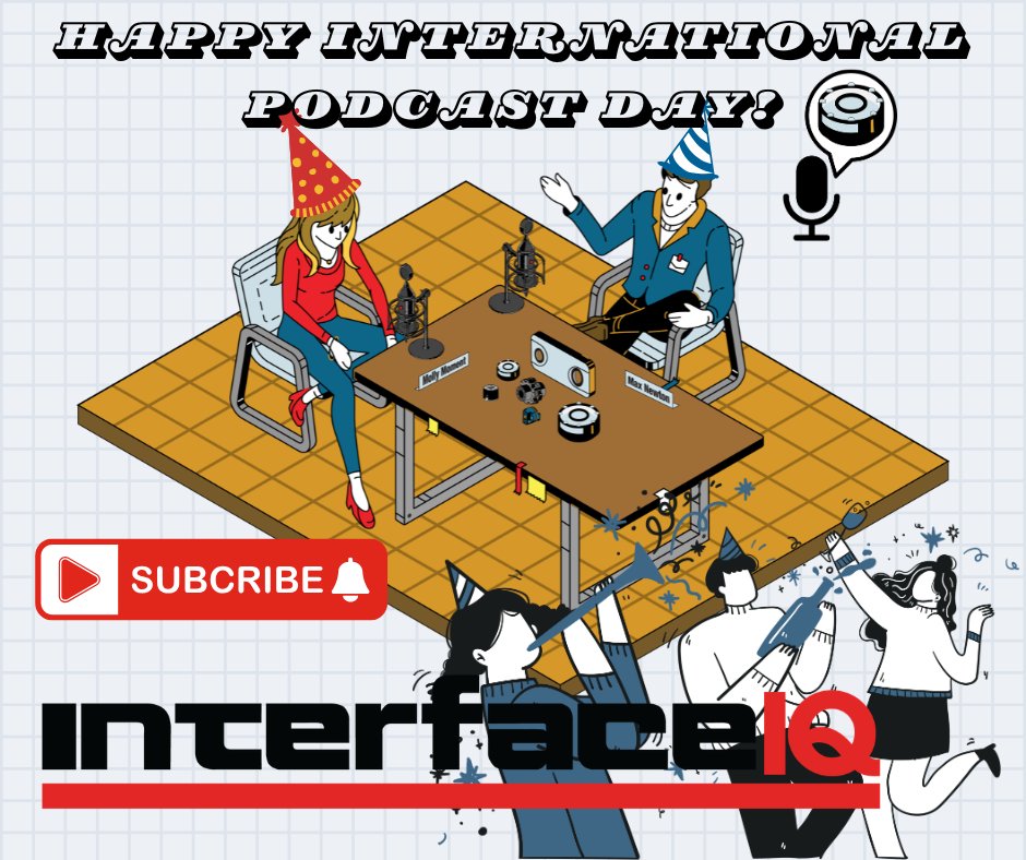 loadcells's tweet photo. 🎉📢 Happy International Podcast Day! 🎙️Have you tuned in to the ONLY podcast series dedicated to force measurement? https://t.co/Rebd5pAeCw InterfaceIQ's Max Newton and Molly Moment discuss load cells, applications, technical sensor and engineering topics. #loadcells https://t.co/eiT7xLgeqx