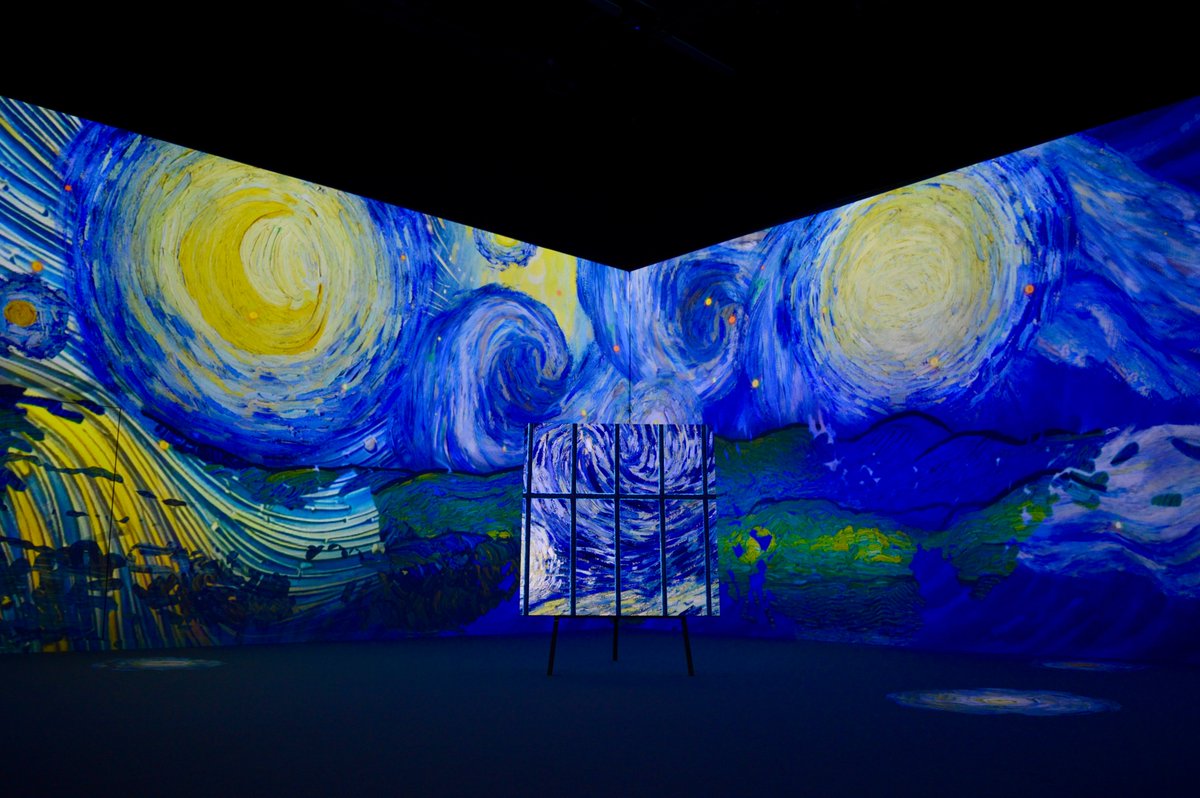 HullZurich's tweet photo. Art History trip to the Vincent van Gogh exhibition: VINCENT – Between Madness and Wonder. #hullsschoolofficial #ArtHistory #VincentVanGogh #VanGoghImmersive #ImmersiveArt #VINCENTBetweenMadnessAndWonder #VINCENTZwischenWahnUndWunder #LichthalleMAAG #Zürich https://t.co/6YJGc7wjQs