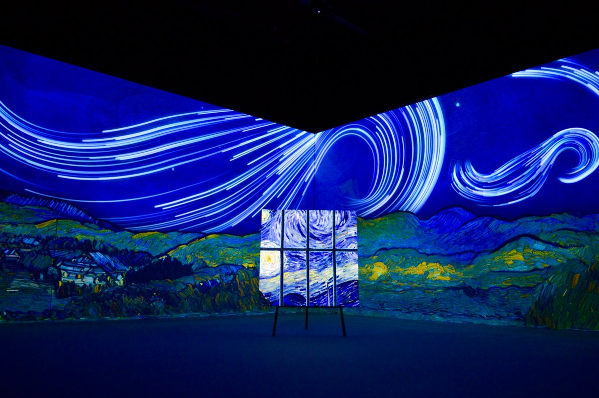 HullZurich's tweet photo. Art History trip to the Vincent van Gogh exhibition: VINCENT – Between Madness and Wonder. #hullsschoolofficial #ArtHistory #VincentVanGogh #VanGoghImmersive #ImmersiveArt #VINCENTBetweenMadnessAndWonder #VINCENTZwischenWahnUndWunder #LichthalleMAAG #Zürich https://t.co/oGedUGrqsA