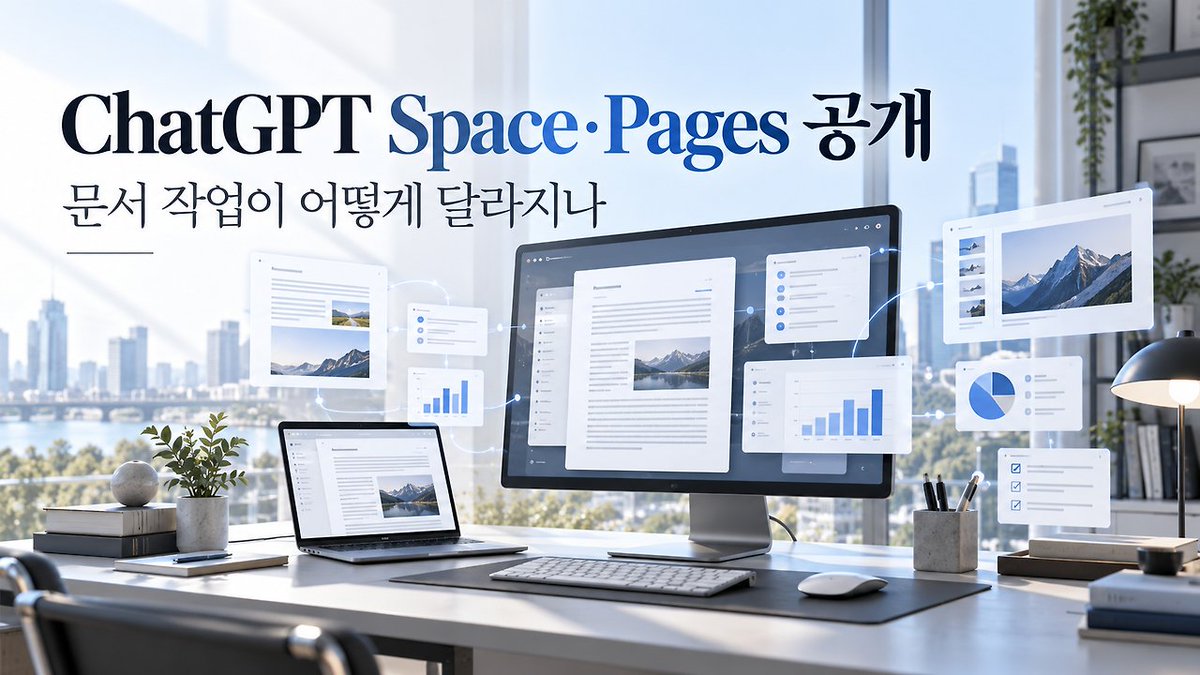 fillinhey's tweet photo. ChatGPT Space, Pages, Slides 공개, 문서 작업이 어떻게 달라지나
https://t.co/e6D5ivEofB
#AI문서작성 #AI발표자료 #AI업무 #ChatGPTDots #업무자동화 https://t.co/KCyVk6XpsI