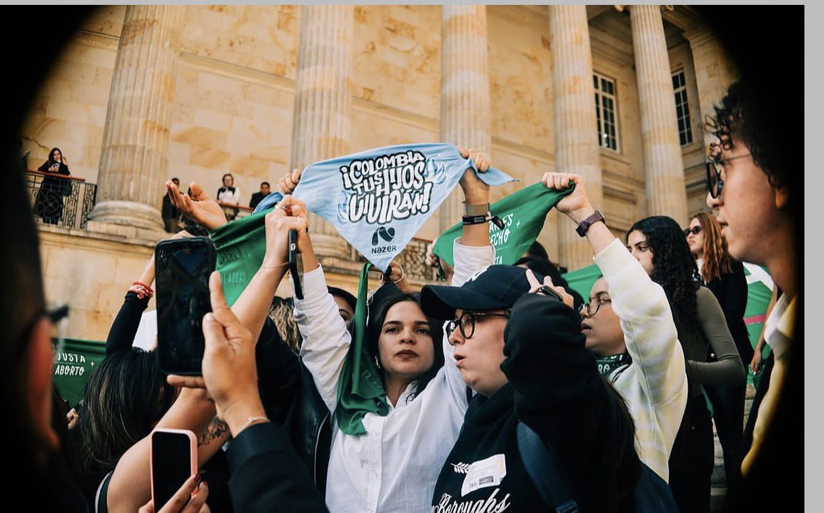 LuismLopezA's tweet photo. Defender el aborto es protesta, defender la vida, “provocación”. https://t.co/eqgvROC9nt