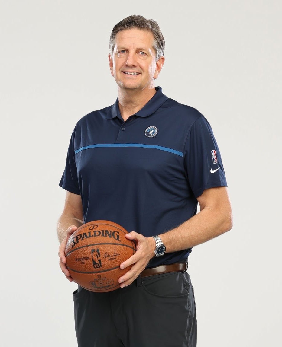 WolvesBackNBA's tweet photo. Chris Finch since taking over in 2021: 

• 258-193 regular season record
• 27 playoff wins
• 5 straight playoff appearances 
• 2 WCF appearances https://t.co/jP2ldYDb05