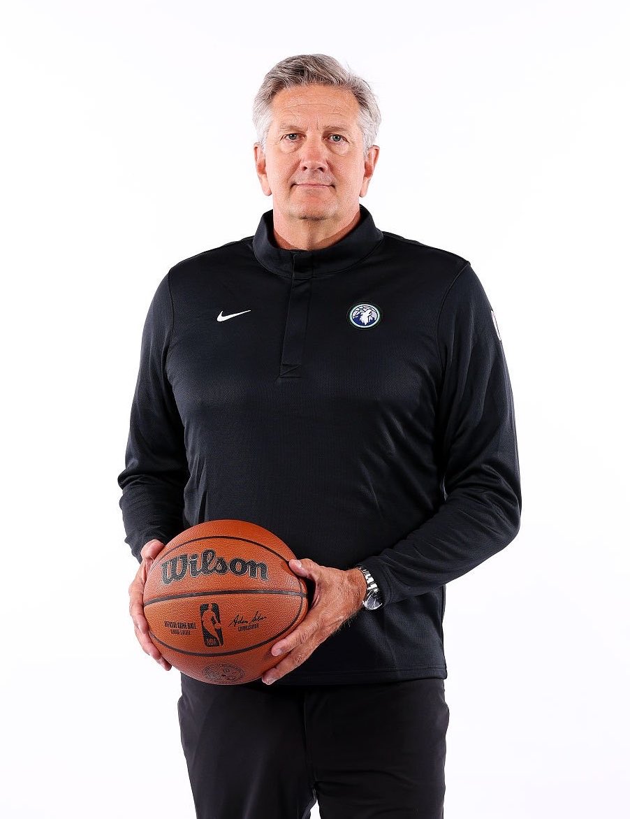 WolvesBackNBA's tweet photo. Chris Finch since taking over in 2021: 

• 258-193 regular season record
• 27 playoff wins
• 5 straight playoff appearances 
• 2 WCF appearances https://t.co/jP2ldYDb05