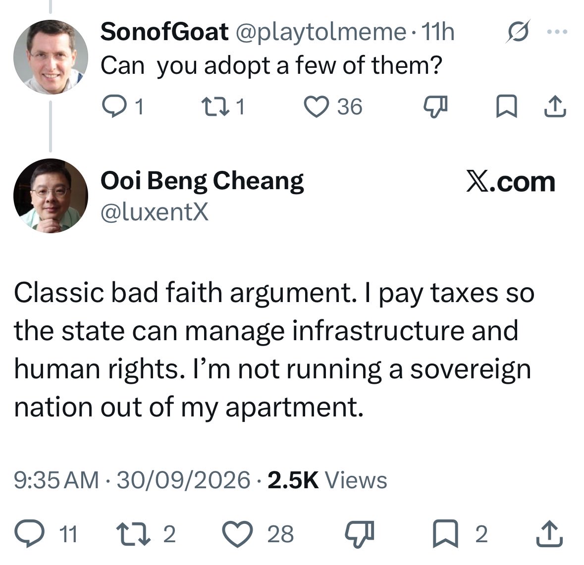 bitcoinmalaya's tweet photo. “I pay taxes so I want more illegal immigrants, as long as not in my apartment” https://t.co/MrpUGCkt3g