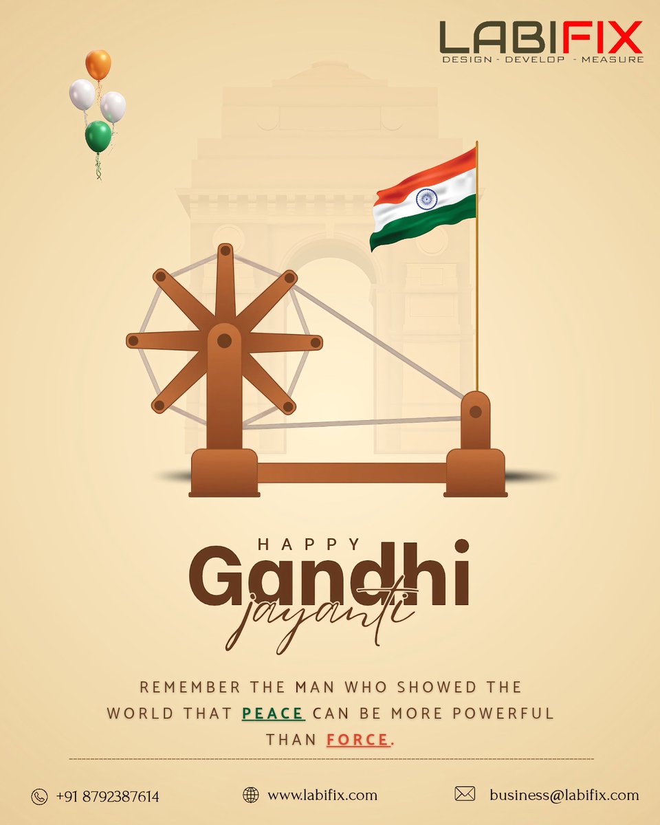 Labifix_in's tweet photo. 🇮🇳Remembering Mahatma Gandhi and his timeless message of peace.
His life reminds us that peace can be more powerful than force.
May the values of truth, non-violence and
self-reliance continue to inspire us.
#GandhiJayanti #rfshielding #RFenclosure #emitesting #emctesting https://t.co/YIVzRW16zD