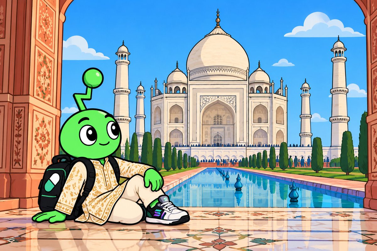 PIP_PUMPFUN's tweet photo. Another wonder. Another stop. 

PIP has arrived at the Taj Mahal. 🇮🇳

The journey continues… can you guess what’s the next and final destination? 

$PIP #SevenWonders #TajMahal @solana @Pumpfun https://t.co/AFCYhs6E1x