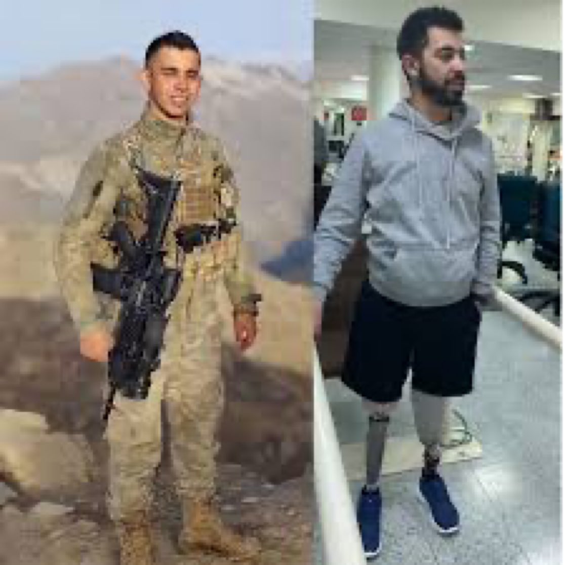 TurkcuPaylasim's tweet photo. Pençe Kilit Operasyonları kapsamında Kuzey Irak’ta 2 bacağını kaybederek Gazi olan Kahraman Türk Askeri Melih Sürer…

❗️Vatan Size Minnettar! https://t.co/G1MQK8ISiV