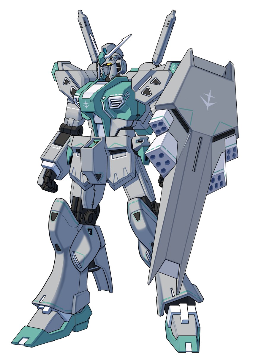 116_spartan56's tweet photo. #今月描いた絵を晒そう
量産型νガンダムとシールド。 https://t.co/lsXepImGtQ