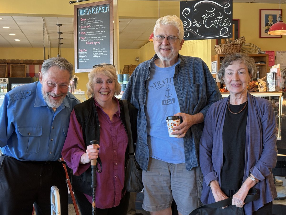 JennyOrzolek's tweet photo. Grateful for time with Anne McNabb &amp; Dick Burian and Peggy &amp;  Don Spiers as we reflected on 5 yrs of the Anne McNabb Undergraduate Research Fellowship in @VT_Biology and its impact on  students. Thankful for their investment in future Hokies! @VT_Science #UtProsim #ThisIsHome https://t.co/onemE3wwtD