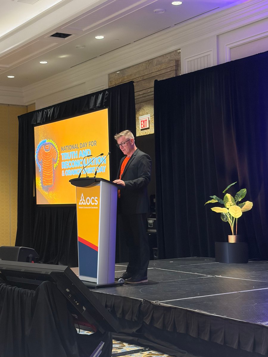 OntConstSec's tweet photo. As we come together on the final day of our Annual Conference & Labour Relations Forum, we also recognize the National Day for Truth and Reconciliation.

Today is an opportunity to reflect, listen and honour the children who never returned home, Survivors, their families and communities. We recognize the ongoing impacts of the residential school system and the importance of continuing the work of truth, reconciliation and understanding.

🧡 Every Child Matters.