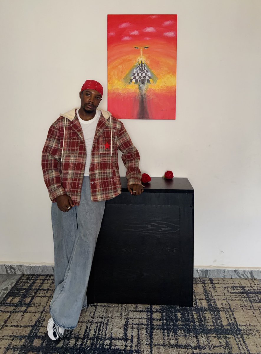 favorleo_'s tweet photo. gm. my painting “Chaos and Persistence.” https://t.co/4GWYmhwyS2