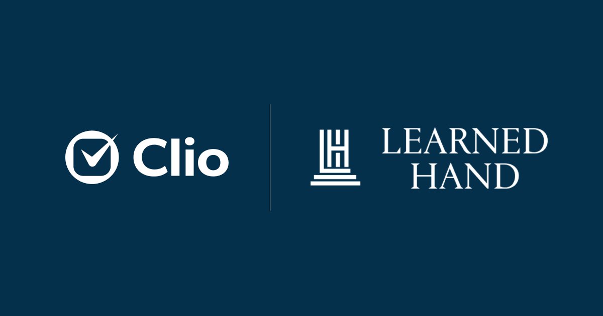 jack_newton's tweet photo. As AI accelerates legal work everywhere else, the courts can’t be left behind.

@meliarobin on Clio's acquisition of Learned Hand: https://t.co/wN26UAN9vL https://t.co/1x5Gojtkq9