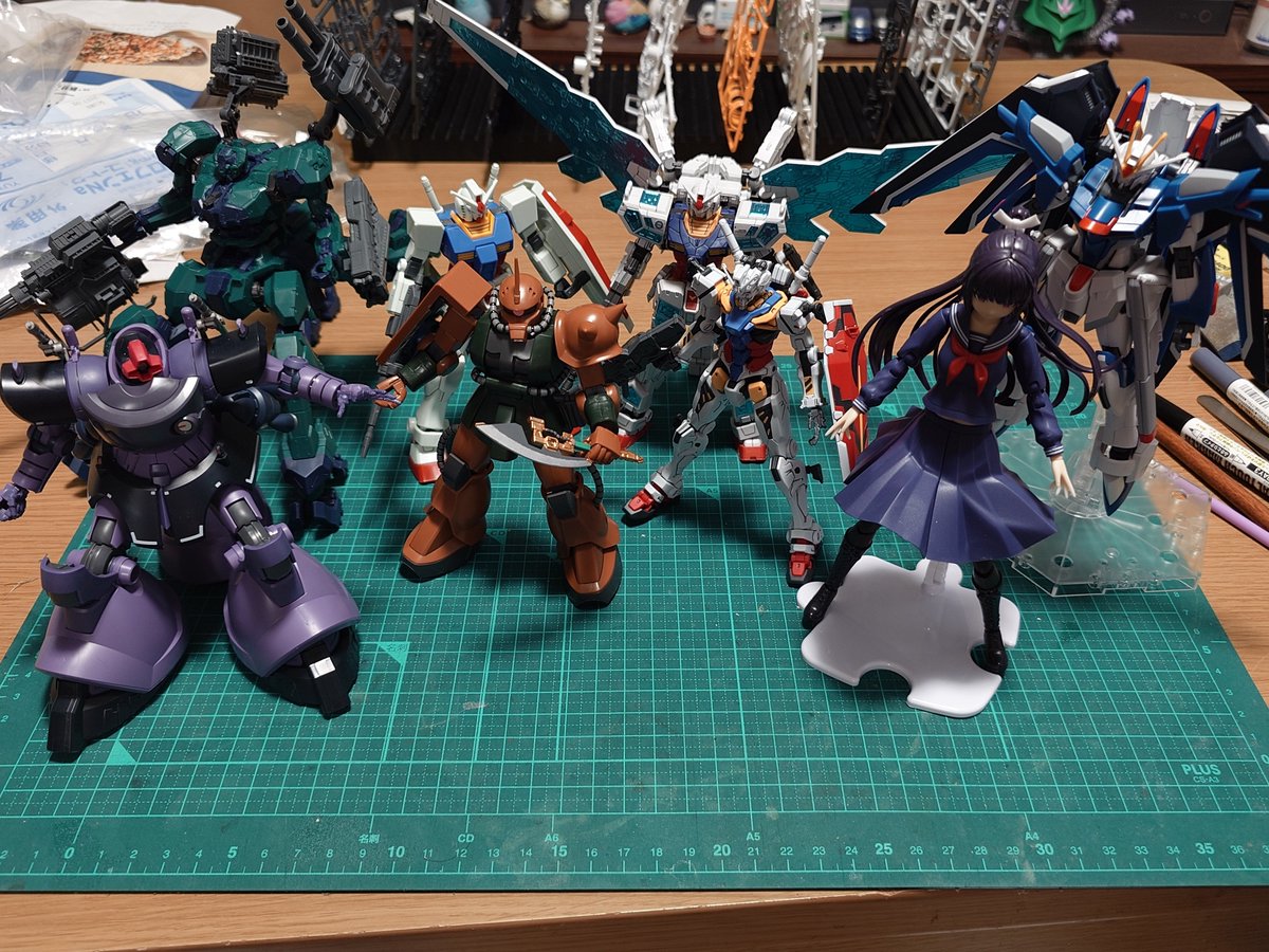 tyousitirou's tweet photo. 9月の積みプラ崩し
ﾗｲｶﾞｰﾃｲﾙ
ガルマ ザク
ﾄﾞﾘｰﾐﾝｸﾞｽﾀｲﾙ 薬師寺久遠
ｱﾚﾝｼﾞｳｨｯｸﾞ 姫ｶｯﾄﾎﾟﾆｰﾃｰﾙ
GQuuuuuuX ﾘｯｸﾄﾞﾑ
EG RX-78F00/E ガンダム
EX-001 ｸﾞﾗｽﾌｪｻﾞｰ装備
EG RX78-2 ガンダム
GQuuuuuuX 白いガンダム

#今月作ったプラモ晒そうぜ https://t.co/dNrl2S8KsQ
