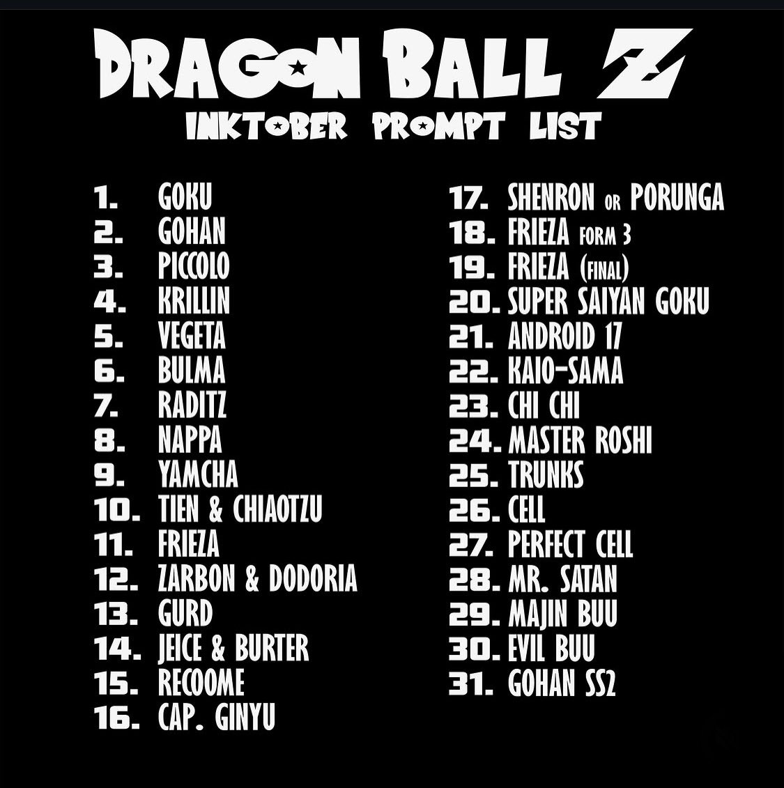 Lucifarul's tweet photo. Inktober Dbz https://t.co/6U4PTOig7W