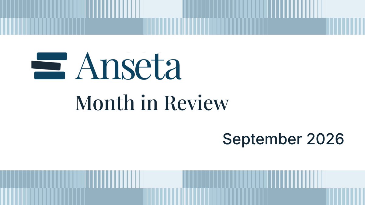 AnsetaHQ's tweet photo. In September, our footprint grew across the institutional digital assets space with several impactful partnerships.

This month, we became launch members of the @Cosmos Partner Network along with 16 other brands.

Our team has been talking about that partnership and our other updates in Seoul at the end of the month for this year’s @kbwofficial events.

Seoul is a great setting for engaging conversations with leaders from across emerging tech industries and institutional digital assets.

Read on to catch up on September’s updates!
https://t.co/PI2W5OvElG