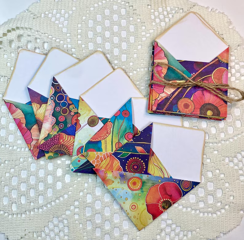 paperbeadboutiq's tweet photo. Handmade Mini Envelopes, Whimsy Floral, Junk Journal Ephemera, Set of 6
https://t.co/vMH0ut5Mvv #handmadeephemera #junkjournalephemera #minienvelopes #scrapbookembellishments https://t.co/VvLFO8udd3