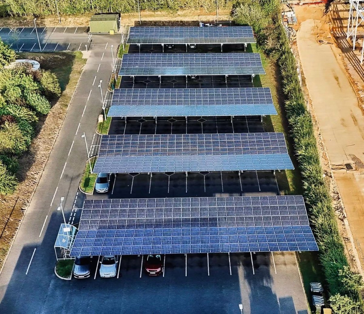 NoFarmsNoFoods's tweet photo. It’s just basic common sense. Put solar panels on car parks rather than on thousands of acres of prime farmland. https://t.co/dZeeWD0eOt