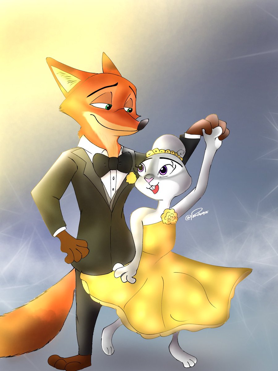 poncho_O7O5's tweet photo. Lost in the moment with you🌙.*･ﾟ

 #Zootopia  #wildehopps https://t.co/vpBRDsu1NO
