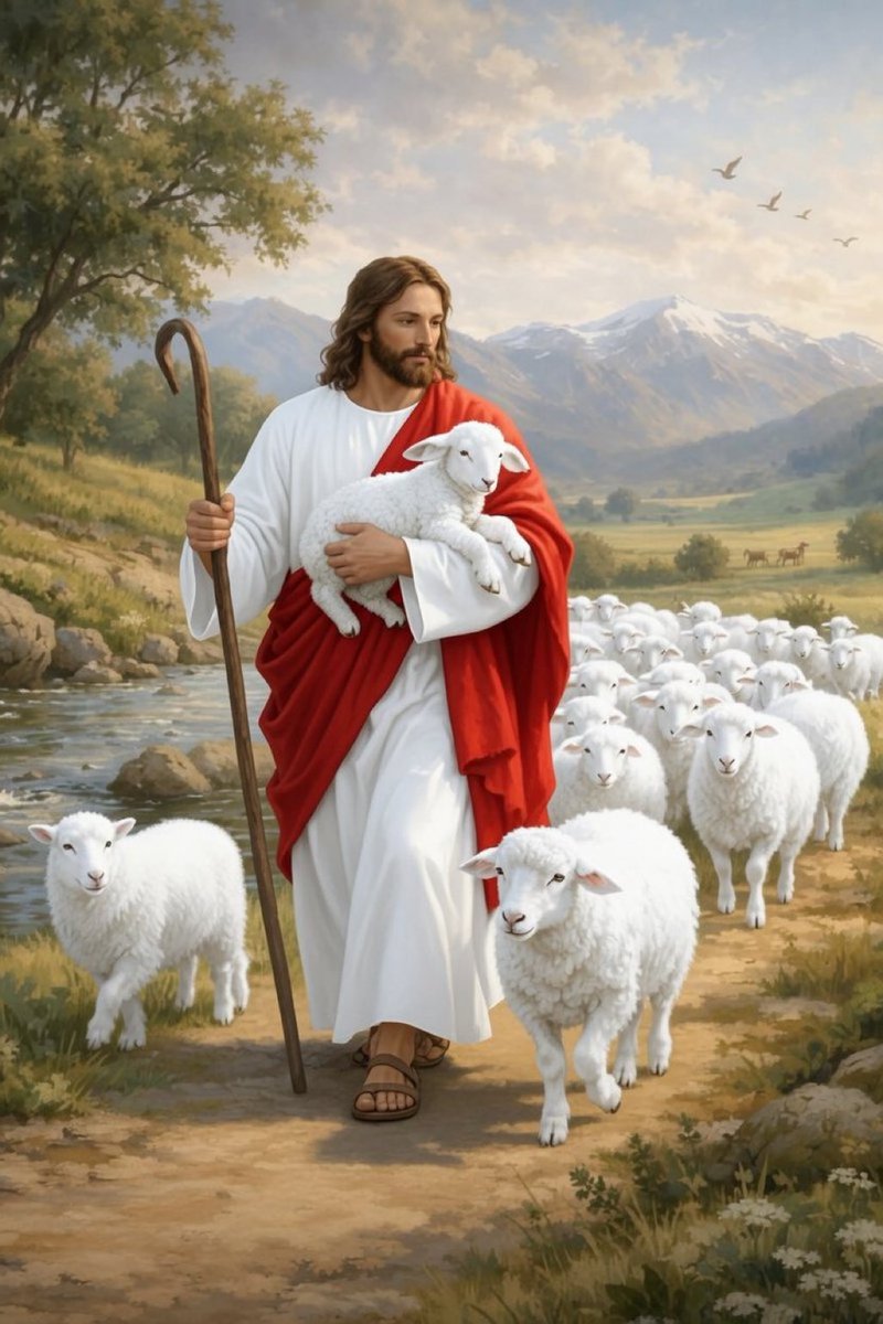 MelGibson1GCR's tweet photo. My sheep listen to my voice; I know them, and they follow me."

- Jesus https://t.co/FESnmbb59T