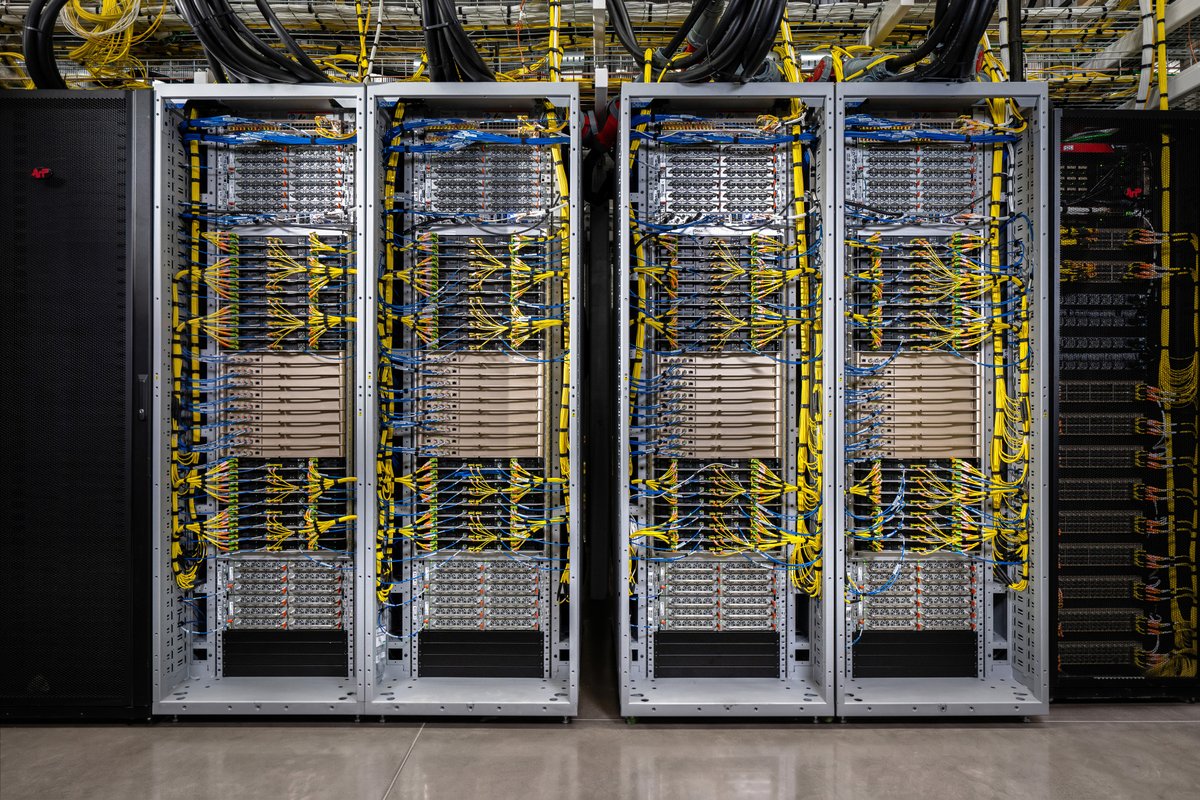 NVIDIA Vera Rubin NVL72 is available on CoreWeave. @​Cognition is running @​devindevelopers in production on it, at up to 4.8x the total token throughput of GB200 NVL72. V100 in 2017. Vera Rubin today. Same platform, every generation. 📷 📷 📷