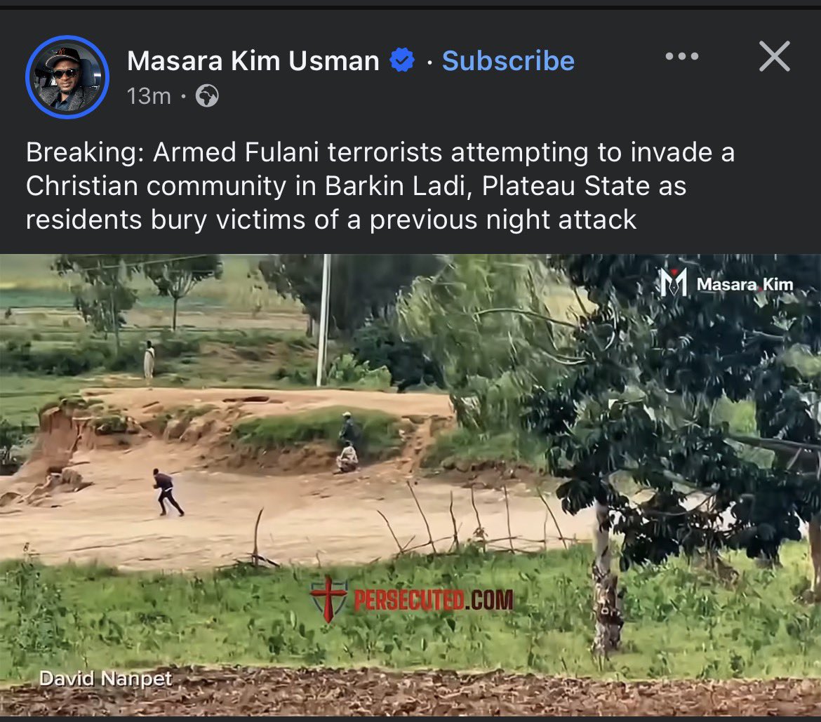 VictorManjul's tweet photo. PLATEAU STATE B/LADI LGA currently UNDER another ATTACK⚠️‼️‼️‼️ https://t.co/oytkcpO1XN