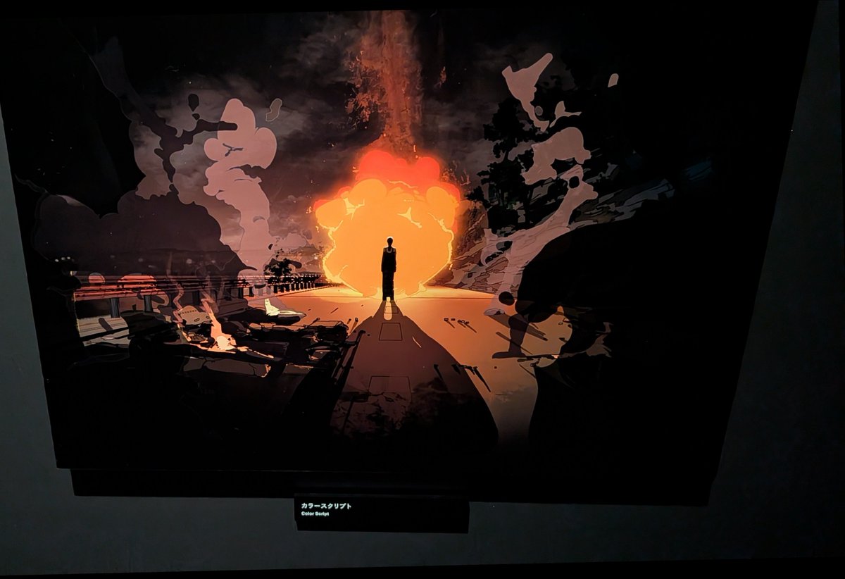 guernicass4's tweet photo. MAPPA展で展示されているレゼ、デンジ、ボムの原画 https://t.co/IjVTL76buu