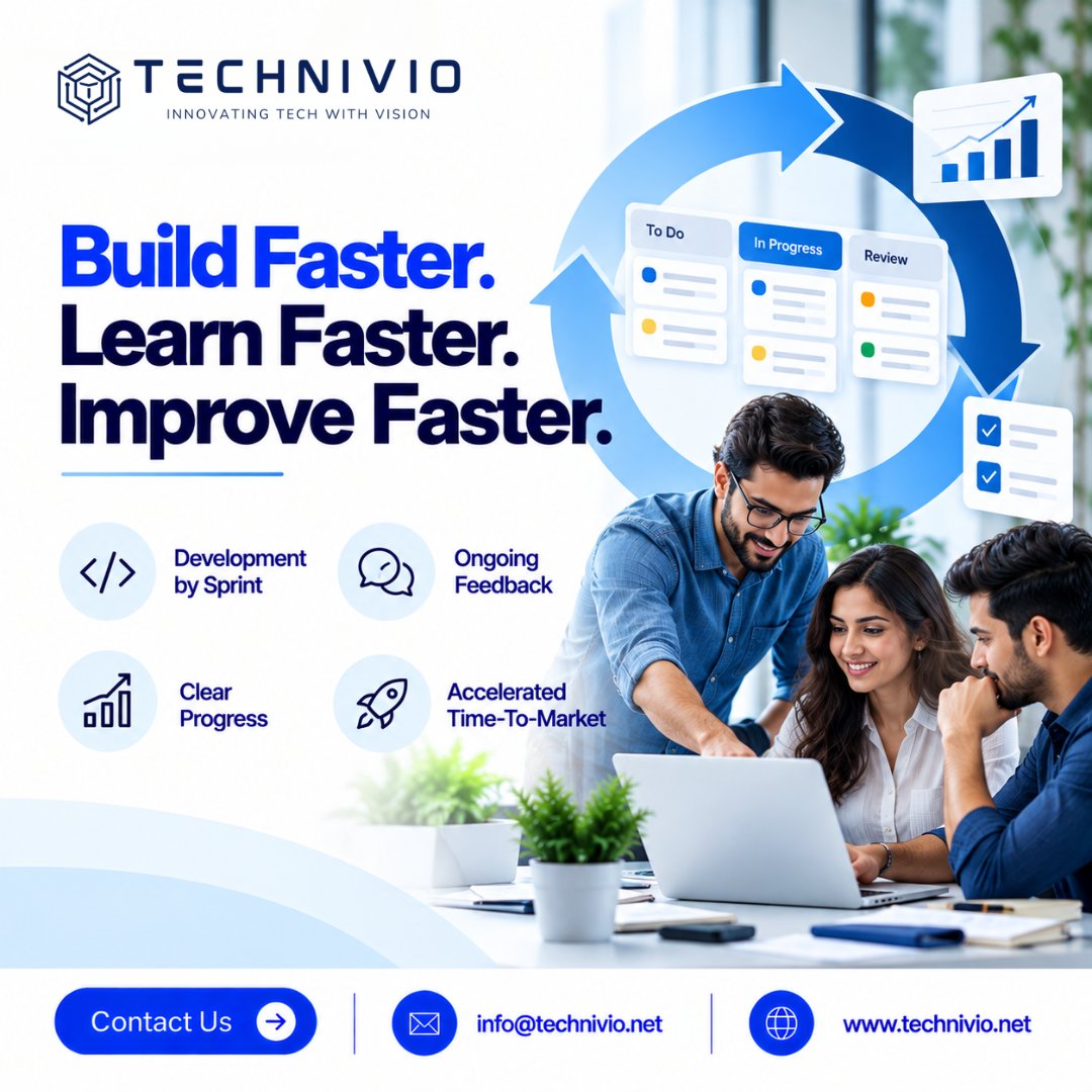 technivio's tweet photo. #Agile #development keeps #teams in touch with feedback and converts #ideas into working #solutions.
โข #Development by #Sprint
โข #Ongoing #Feedback
โข Clear #Progress
โข #Accelerated Time-To-Market
๐ https://t.co/aajWVXVdpo
๐ง info@technivio.net https://t.co/ZzI9eNJYkp