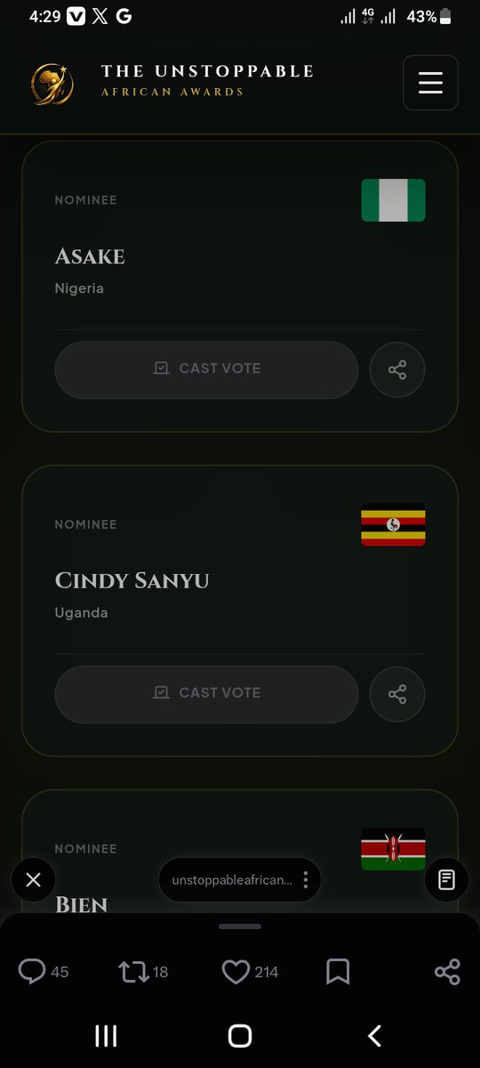 ProskDj's tweet photo. @CindySanyu_UG Done https://t.co/Sbknsqw0U1